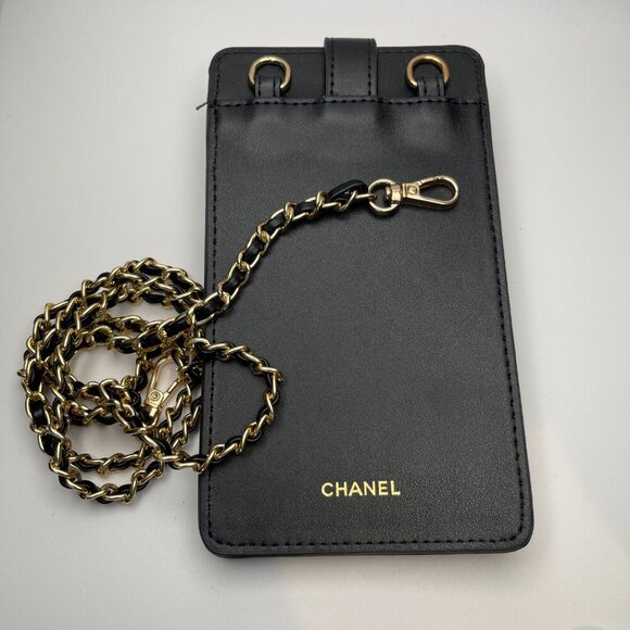 Chanel Coco Crush Phone Case Crossbody w/ Detachable Chain Strap - Black - NEW! - Picture 2 of 5